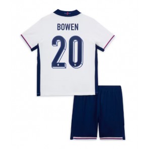 England Jarrod Bowen #20 Replika Babytøj Hjemmebanesæt Børn EM 2024 Kortærmet (+ Korte bukser)